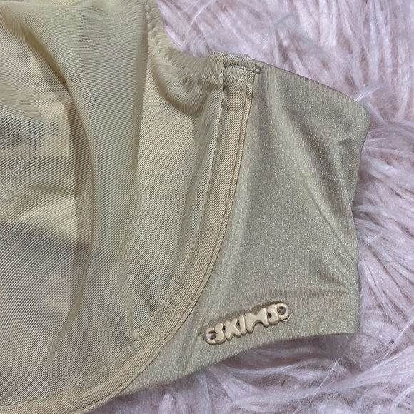 NWT SKIMS NO SHOWMOLDED UNLINED DEMI BRA Sand - Picture 8 of 11